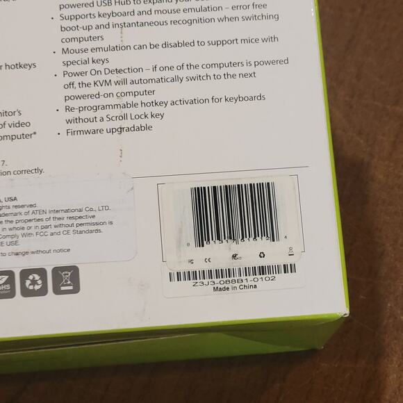 IOGEAR GCS62HDPKIT 2-Port HDMI and DisplayPort Cable KVM Kit with Audio Open box - Picture 5 of 11